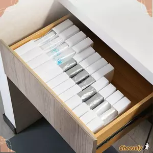 Hộp đựng túi CHEESELY, Hộp đựng túi nhựa 3 kích cỡ, Hộp đựng túi treo tường đa chức năng chất lượng cao Găng tay dùng một lần