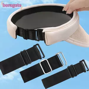 Mũ BORAGETE Dây co giãn có thể điều chỉnh, Dây thun mở rộng nắp chống rơi có thể tháo rời, Chất lượng bền bỉ với phụ kiện mũ móc Mũ chống gió cho mũ trống