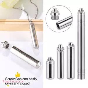 TOPTOOLCX Wishing Bottle Unisex Pill Thép không gỉ Tro Urn