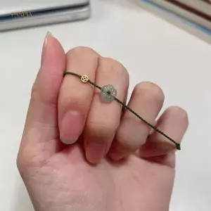 PNPIA- Thời Trang Sáng Tạo Luy Hoa Giàu Tay Dây Nhẫn Dành Cho Nữ Có Thể Điều Chỉnh Handmade Bím Vòng Tay Trang Sức Cặp Đôi Quà Tặng