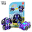 Robot ô tô biến dạng Mini Mô hình xe tải quán tính Đồ chơi trẻ em tương tác