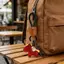 KIKIN Chất Lượng Chắc Chắn Da Tổng Hợp Ngựa Charm Móc Khóa Cho Cái Nhìn Tinh Tế