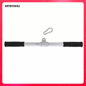Thanh cáp xoay Chrome Hoàn thiện Tay cầm thẳng Thanh lưới Kéo tay cầm đa năng Phù hợp với Thiết bị tập thể dục Cấp thương mại