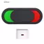 DELMER Do Not Disturb Sign, Slider Open Acrylic Toilet Door Vacant Bảng hiệu bị tắc nghẽn, Chỉ báo làm phiền 10 * 4cm Hình bầu dục Bền Chỉ báo phòng tắm Nhà