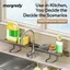 Kệ quầy phòng tắm MARGREDY, Kho rỗng 50 / 60cm trên kệ bồn rửa, Kệ lưu trữ vòi hạng nặng bằng thép Carbon tiết kiệm không gian cho nhà bếp và phòng tắm