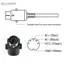 Belleshopp Ghế tựa điều khiển bằng tay -Core Dây tròn 2 nút Sạc USB cho ghế tựa điện