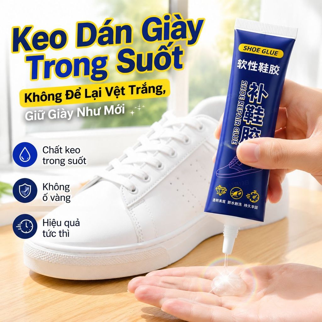 ⚡Ship Nhanh⚡Keo sửa giày siêu dính đa năng | Keo dán giày chống nước đa năng | Keo sửa chữa giày chuyên nghiệp