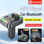 Sạc xe hơi đa chức năng Máy nghe nhạc MP3 Bluetooth 5.4 Giảm tiếng ồn PD30W + QC18W Sạc nhanh với đèn xung quanh rực rỡ Bluetooth xe hơi không dây