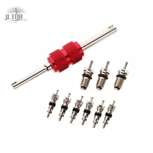 9 Cái, Lõi Van Điều Hòa + 1 Dụng Cụ Tẩy, Bộ Sửa Chữa Hệ Thống A / C, MỚI