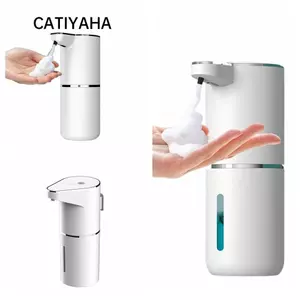 Hộp đựng xà phòng tạo bọt tự động CATIYAHA, Máy rửa tay cảm biến tự động có thể sạc lại USB, Tay đứng chống nước nóng Nhiều bánh răng Hộp đựng xà phòng điện có thể điều chỉnh