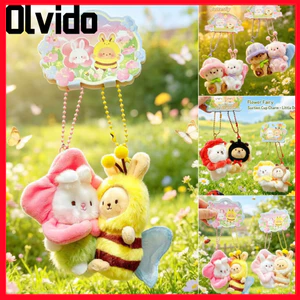 Mặt dây chuyền ba lô OLVIDO, Móc khóa nhiều màu cặp đôi từ tính, Túi đựng động vật hoạt hình lông dễ thương Trang trí người bạn tốt