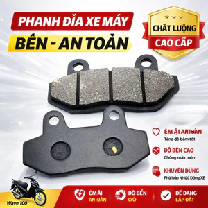 Má Phanh đĩa Chính Hãng Nissin, Phanh Hiệu Quả Cao, Chống Mài Mòn, Chịu Nhiệt Cao, Phù Hợp Với Xe Máy Wave