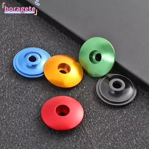 BORAGETE 1 / 2 Chiếc Mũ Tai Nghe Xe Đạp Ngoài Trời Hợp Kim Nhôm 28.6 Mm Xe Đạp Leo Núi Phụ Kiện