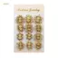 PNPIA- 12 Miếng Nhựa Và Kim Cương Giả Phong Cách Vintage Cameo Trâm Chân Trong Cổ