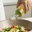 Chống Rò Rỉ Tự Động Lật Dầu Chai Dầu PET Trong Suốt Cho Nhà Bếp Nấu Salad Dầu