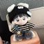 10Cm Quần Áo Cho Bé 10Cm Cotton Búp Bê Sọc Áo Thun Denim Quần Áo Con Chó Con Nón Búp Bê Thay Thế Quần Áo