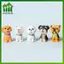 SWEET Xe Trang Trí Hoạt Hình Dễ Thương Chó Nhân Vật Hành Động Cho Bé Gái Quà Tặng Tự Động Bảng Điều Khiển Chó Búp Bê Trang Trí Ô Tô n