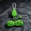 Guyline với ròng rọc Dây lều phản quang với Carabiner Tarp Dây buộc dây dài Dây chịu lực nặng cho người cắm trại, cắm trại