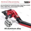 CHO XE HONDA WAVE110 WAVE125 Xe Máy Gấp Đòn Bẩy Phanh Có Thể Điều Chỉnh CNC Tay Cầm Phanh Đĩa Đơn Phụ Kiện