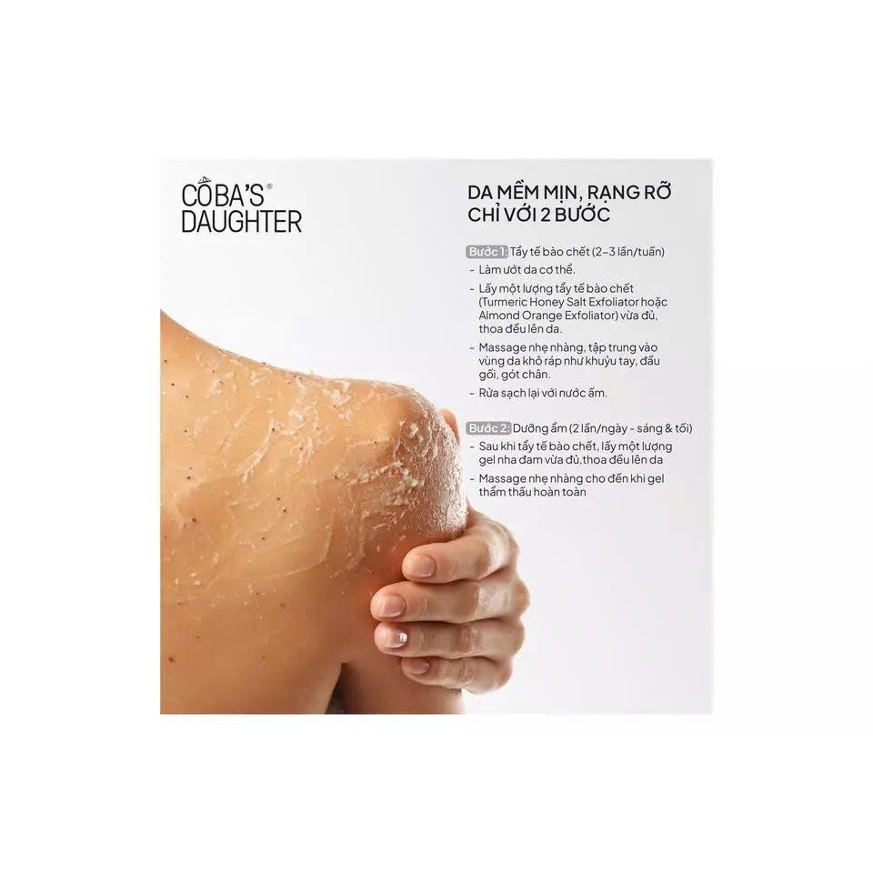 Tẩy tế bào chết toàn thân CoBas Daughter Body Exfoliator 70gr