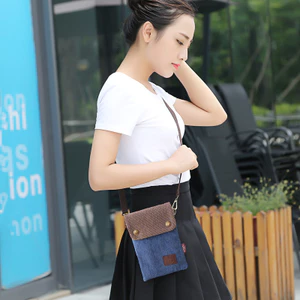 Phong Cách Dân Tộc Họa Tiết Trắng Túi Điện Thoại Di Động 5 Lớp Phân Vùng Ngang Túi Bảo Quản Màn Hình Lớn Nhiều Lớp
