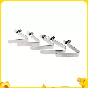 10 Chiếc Chụp Loing Kayak Mái Chèo Lò Xo Kẹp Lều Cực Đơn Nút Mái hiên Đi Bộ Hình Chữ V Ống Lò Xo Bên Trong Định Vị Kính Thiên Văn Lò Xo Kẹp 5-5.5mm
