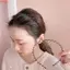 THEGIRL8B Wave Shape Headband, Cross Simple Thin Metal Hair Hoop, Thời Trang Phong Cách Hàn Quốc Hình Mùa Xuân Co Giãn Nam Tóc Nữ / Bé Gái