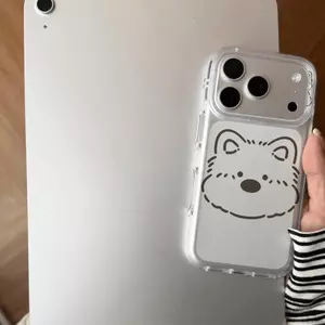 chú chó dễ thương Frosted Soft Case cho iPhone 1716pro trường hợp 1514/13/12x11