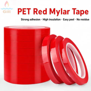 Băng mã GILL, Băng đánh dấu 66 mét màu đỏ, Băng đánh dấu chiều rộng 3 / 5 / 8 / 10mm