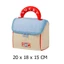 Túi Đựng Mỹ Phẩm Cầm Tay Hình Nhà Xinh xắn Dung Tích Lớn 20x18x15cm - Thiết Kế Hoạt Hình Dễ Thương Chất Liệu Mềm Mại ✨Luyoo25.vn✨