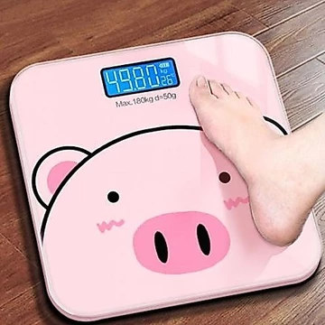 Cân điện tử sức khỏe - Cân sức khỏe điện tử hình heo hồng