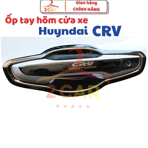 Ốp tay nắm, hõm cửa titan xe Honda CRV 2018- 2019- 2020- 2021- 2022 - Hàng siêu đẹp