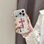 Ốp lưng mềm Họa Tiết Chữ Thập Màu Đẹp Thời Trang TPU iPhone 17/16 Pro/15/14/13/12