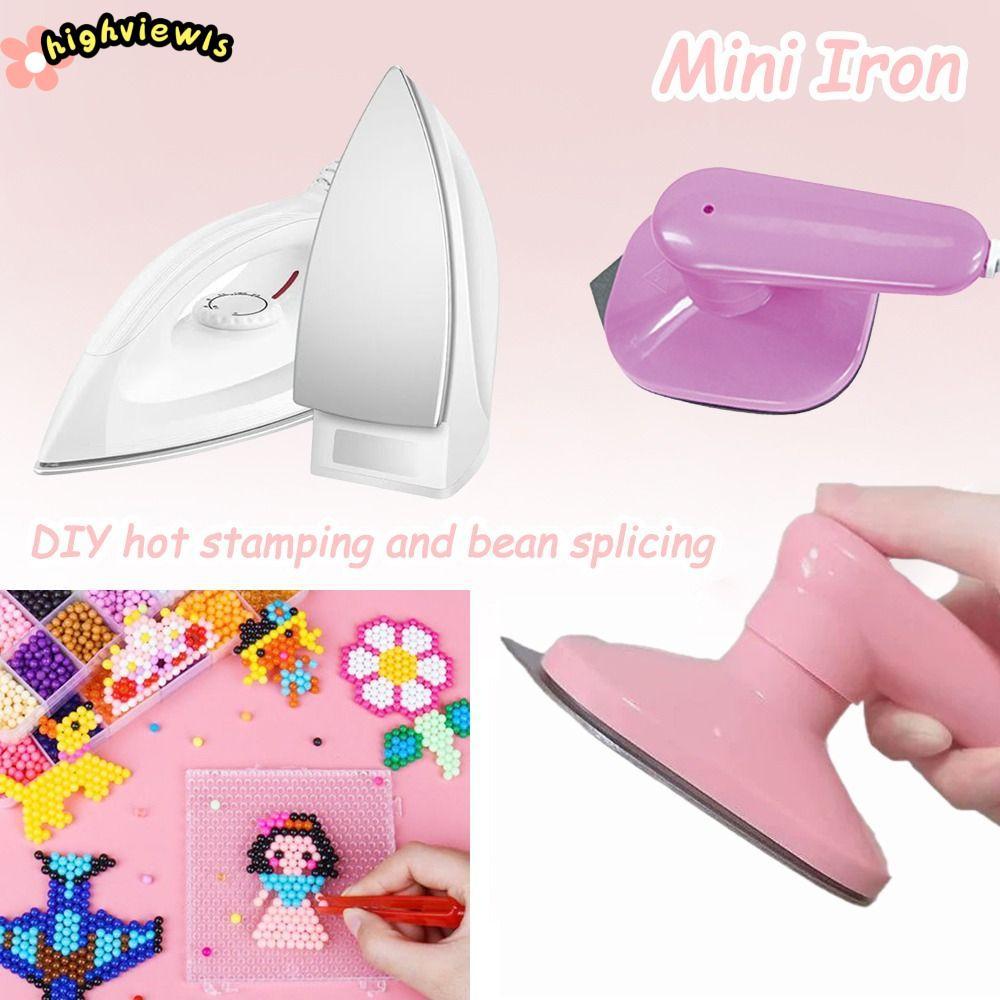 HIGHVIEWLS Mini Sắt, Hạt Nhựa Ủi Cắt Dán Đậu Dụng Cụ, Sáng Tạo DIY 2.6mm Cầu Chì Hạt Cầu Chì Chọn Khay Bộ Đồ Chơi Trẻ Em
