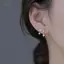 PNPIA- 1 Cặp Ngôi Sao Tai Bông Tai Pha Lê Vít Bông Tai Thời Trang Đơn Giản Ngôi Sao Đinh Bông Tai Nữ Trang Sức