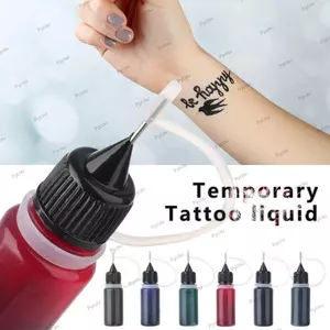 PYCOU Hình xăm tạm thời DIY Trang điểm Pigment Ấn Độ Henna Body Art Paint