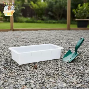 Khuôn lát vườn DIY Path Maker Bri Khuôn đá bê tông Bãi cỏ ngoài trời Đường đi bộ Xây dựng đường Thiết kế tái sử dụng ELWW