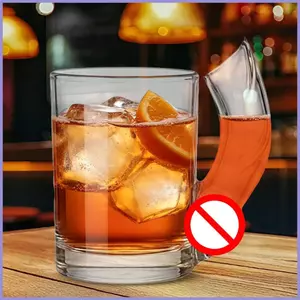 Mới Lạ Cocktail Thủy Tinh Trong Suốt Hình Chữ D Prank Mới Lạ Bia Cho Champagne Hỗn Hợp Đồ Uống Nước Trái Cây Soda mueadsyvn