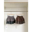 Milyfashion Khâu Hoa Kẻ Sọc Bánh Lông Tơ Váy Ngắn Eo Cao Giảm Tuổi Váy Hai Lớp Mùa Hè Phong Cách Mới Y2K QS6R