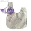 # HB # Orchid sel Túi xách vải Jacquard giả lụa mới của Trung Quốc Phong cách cổ điển Túi nhỏ.