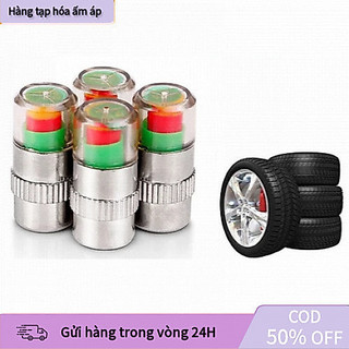 [COD] Bộ Nắp Van Cảnh Báo Áp Suất – Có Cờ Lê & Con Tán, Lõi Đồng Bền Bỉ, Dễ Lắp Đặt