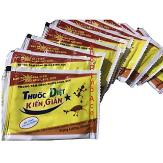Combo 10 gói thuốc diệt kiến gián dạng bột rắc an toàn hiệu quả