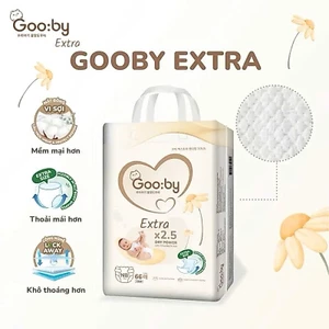 Tã/bỉm quần dán GOOBY EXTRA ngày chống tràn hiệu quả đủ size cho bé