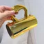 Túi Ly Hợp Mini GUSTAVA, Ly Hợp Acrylic Vàng Lấp Lánh, Túi Xách Di Động Sang Trọng Đảng Túi Dạ Hội Nữ
