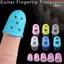 VVDZA 4 Cái / bộ Guitar Bảo Vệ Đầu Ngón Tay 6 Màu Silicon Chống Trơn Trượt Ngón Tay Cho Đàn Ukulele