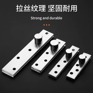 Trục xoay độ bằng thép không gỉ dày Cửa gỗ trên dưới Bản lề Trục cửa vô hình Thiên đường và Trái đất Trục xoay Bản lề ẩn 6.