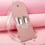 COD 4 Piece Nail Clipper Set với sắc nét bền S và xách tay PU Leather Case cho du lịch nhà hàng ngày chải chuốt