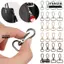 FANSIN 5 Chiếc Tôm Hùm Khóa DIY Móc Khóa Túi Một Phần Phụ Kiện Chia Vòng Cổ Carabiner Snap