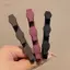 Kẹp Tóc Bện Màu Trơn Phong Cách Hàn Quốc, Kẹp Mái, Barrettes Tóc, Phụ Kiện Tóc PANPIA