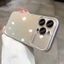 Ốp điện thoại kính màu đơn giản cho iPhone 17 Pro Max 13 14 15 16 pro max Bao gồm tất cả bảo vệ ống kính máy ảnh vỏ mềm Vỏ bảo vệ vỏ điện thoại